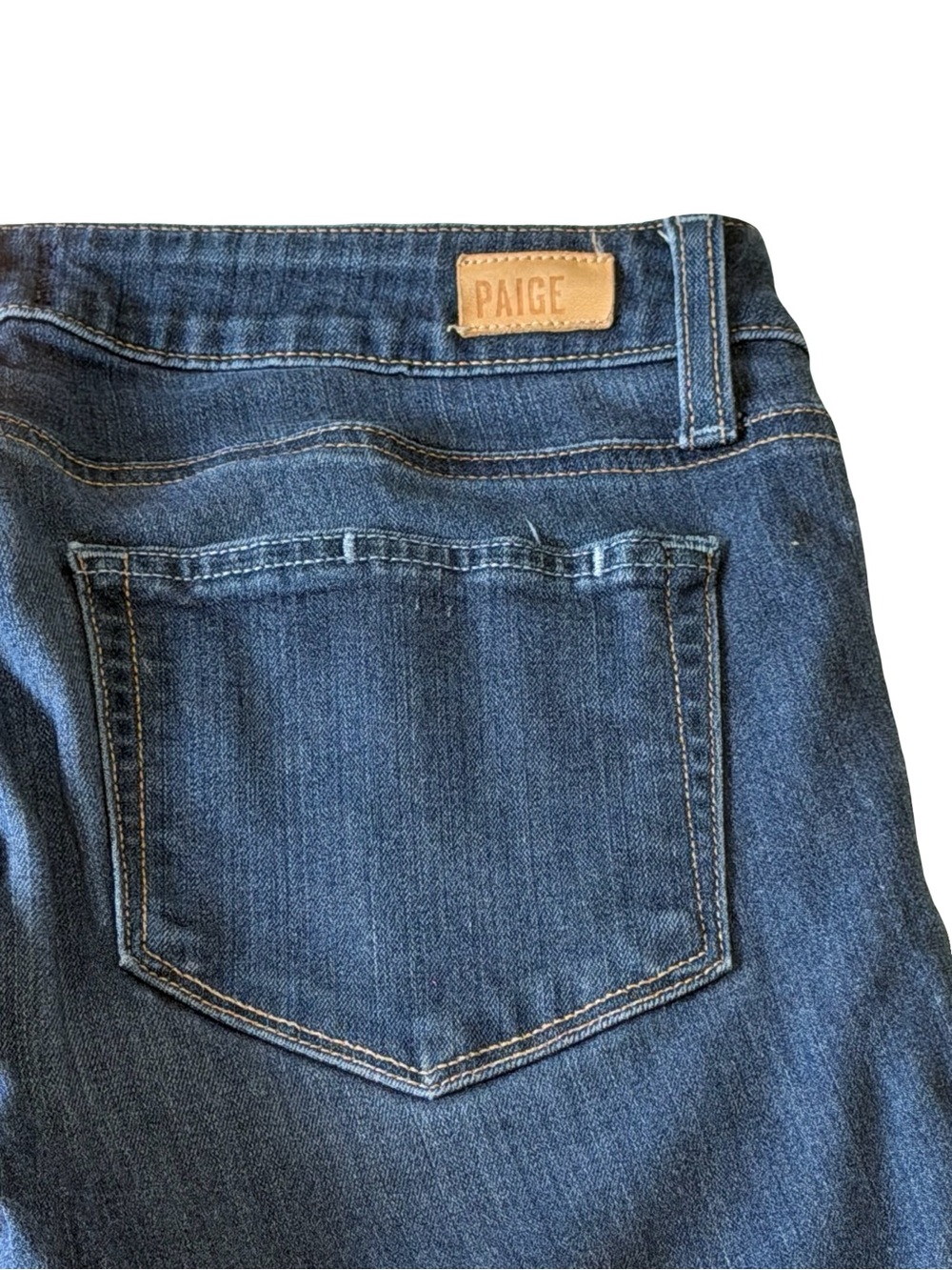 PAIGE Dark Indigo Skinny Jeans - Picture 4 of 6